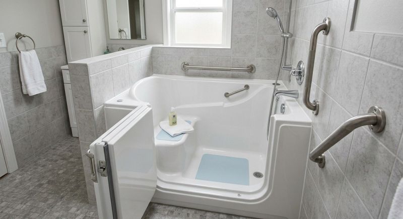 Walk In Tub Installation detail